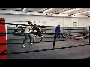 Girl vs Boy Amateur Boxing Sparring