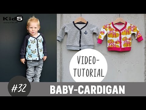 Einen Baby Cardigan ganz einfach selber nähen DIY-Näh-Tutorial