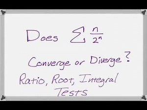 Convergence Tests for Sum of n/2^n