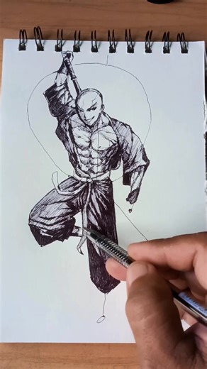 Ikkaku Madarame from Bleach Anime 🔥 #anime #art #drawing #fblifestyle #bleach #ikkaku | Art Tzero