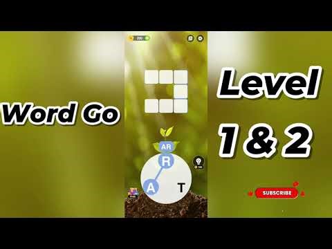 Word Go Level 1 and 2 Answers 🧩 | Tips & Solutions | Word Link Puzzle | Go Answer