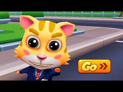 Cat Runner game|best gameplay Run , jump and collect gold couns 🤑