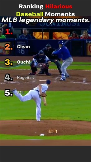 Ranking the Funniest MLB Plays Ever 🤣🤣 #baseball #mlb #fyp