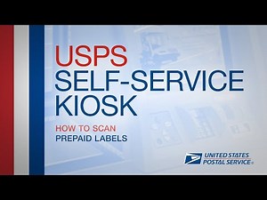USPS Self-Service Kiosk - How to Scan a Prepaid Label