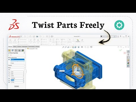 How to rotate a part SolidWorks (Design Exploration)