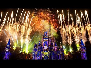 "Disney Enchantment" Full Fireworks Show at Magic Kingdom - Walt Disney World 50th Anniversary
