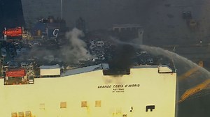 2 firefighters die while battling blaze aboard ship in New Jersey