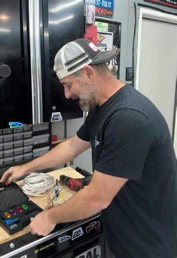 Check out this wire stripper twister combination kit