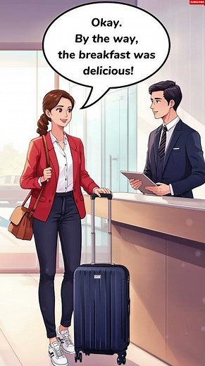 Hotel Reception Checkout Conversation | Easy English Dialogue for Beginners | Learn Daily English