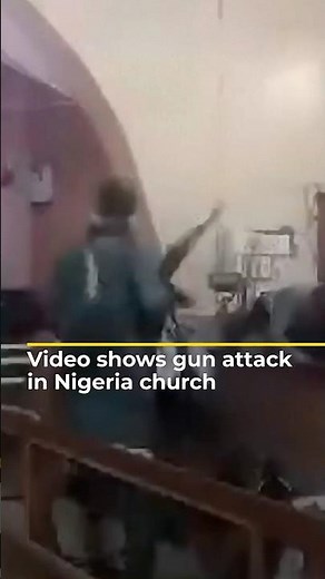 Gunmen attack Nigeria church, killing and kidnapping worshippers | AJ #shorts