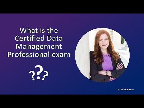 What is the Certified Data Management Professional (CDMP) exam?