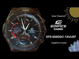 Casio Edifice EFS-S560DC-1AVUEF | unboxing and review | 4K