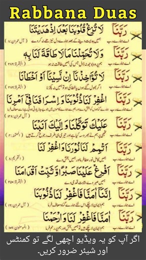 Rabbana Duas from Quran | Beautiful & Powerful Supplications | Basic Education