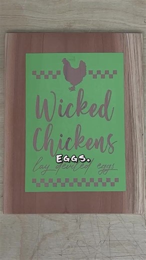 4K views · 32 reactions | I Made a Chicken Sign Board for My Brother's Coop! Took a cedar plank, sanded it, cleaned it, and laid down a stencil. Then I scraped on our Scorch Paint, burned it in with a heat gun, and added some finishing oil to make it pop. And now those hens have better interior design than I do :) Check out Scorch Paint to Make Cool Boards for your Backyard Coop: https://scorchmarker.com/products/scorch-paint | Scorch Marker | Facebook