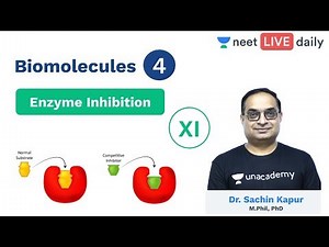 Biomolecules - Lecture 4 | Enzyme Inhibiton | Unacademy NEET | Biology | Sachin Sir
