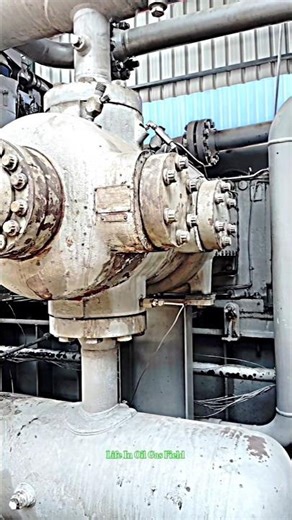 Gas Compressor Machine | Waukesha Engine #shorts #ytshorts #oilandgas