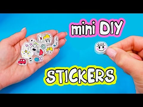 20 DIY Mini STICKERS | Super EASY mini drawings