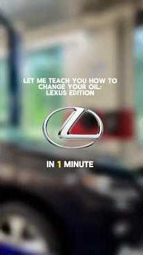 1 Minute Tutorial | 2015 Lexus RX 350 Oil Change #lexus #oilchange #tutorial