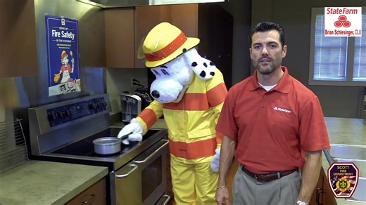 Some quick highlighted safety tips from Brian and Sparky, from their previous fire prevention week video. 😎 Don’t be a turkey 🦃🤡……….Be safe in the kitchen. | Scott Fire Department