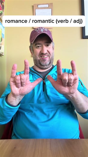 ASL sign for romance and romantic (verb and adjective) / Learn ASL
