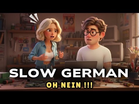 Warum ging mein MacBook nicht an? | Slow Geman Story 🇩🇪 (Niveau A2)