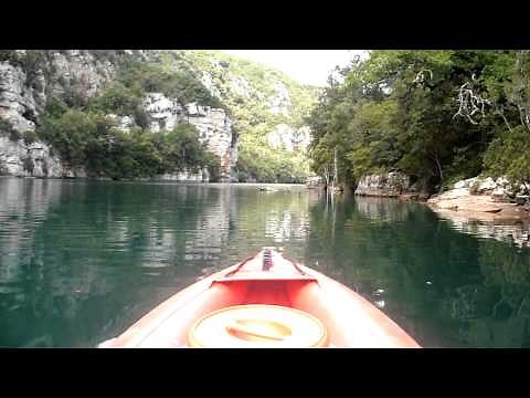 gorges du Verdon, kayak sur le lac d'esparron