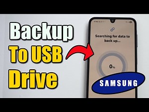 How to Back Up Samsung Phone to USB Drive (All Data)