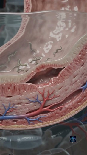 How a Stomach Ulcer Can Become a Bleeding Emergency | 3D Animation