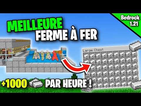 [Tuto] Meilleure Ferme à Fer 1.21 Minecraft Bedrock/Mcpe !
