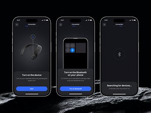 Connection between phone and medical device. Bluetooth.
