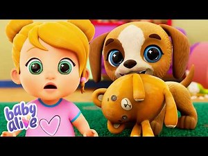 Give Lulu's Teddy Back! 🧸 Baby Alive Official 🍼 Story Cartoons for Kids ✨ Kids Videos 💕