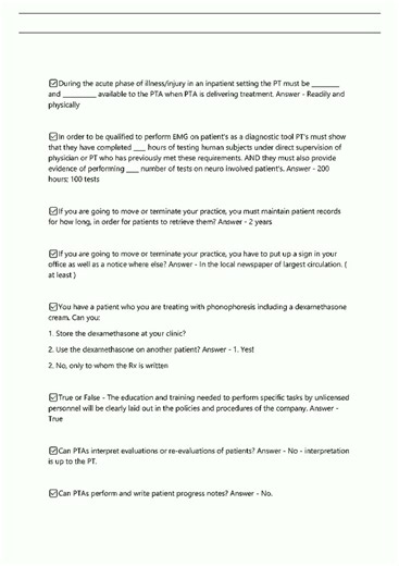 Latest JURISPRUDENCE EXAM STUDY SET QUESTIONS WITH 100 CORRECT ANSWERS ASSURED