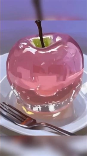 🍎 Glistening Glass Apple | Digital Speed PaintDigitalArt #SpeedPaint #ArtProcess #JellyArt#short