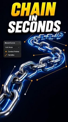 Stop Modeling Chains Like This… Use This Blender Trick