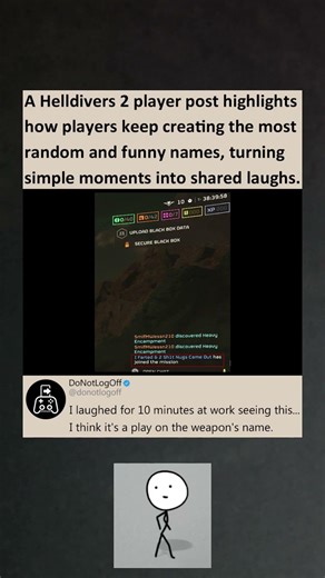 Helldivers 2 players keep coming up with the most random names #helldivers2