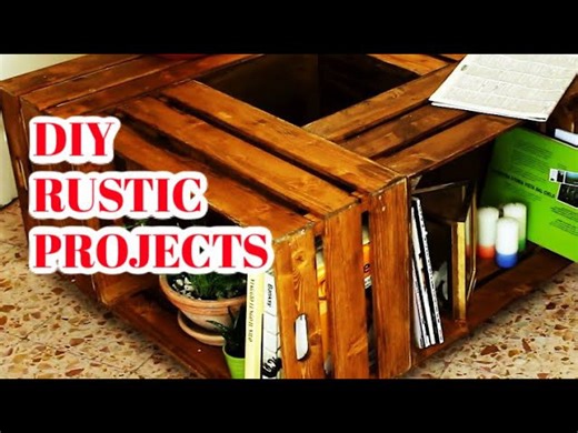 10 DIY beginner rustic projects - you can make yourself