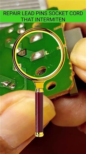 REPAIR LEAD PINS SOCKET CORD THAT INTERMITEN