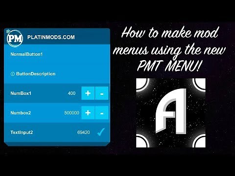 PMTMenu v3 - Mod Menu Framework for Unity Games [How to use]