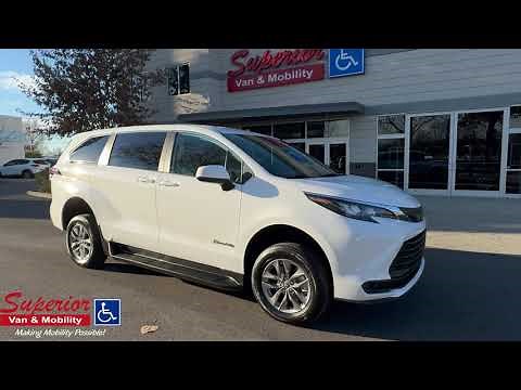 ADA Toyota Sienna Hybrid Rear-Entry Wheelchair Van Demonstration