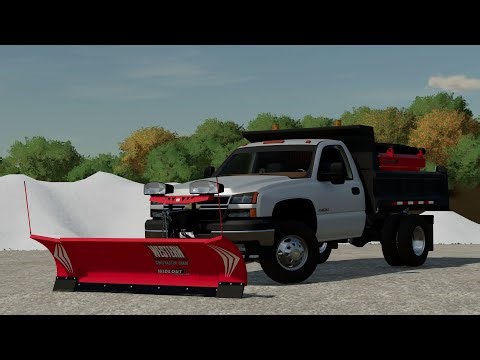 Farming Simulator 22 Plowing with 2006 Chevy Dump Truck