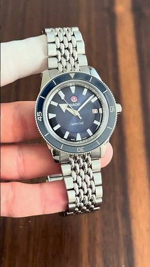Rado Captain Cook 42mm Blue Dial and Bezel Automatic Wrist Watch 42mm Ref. R32505203 #rado #watch