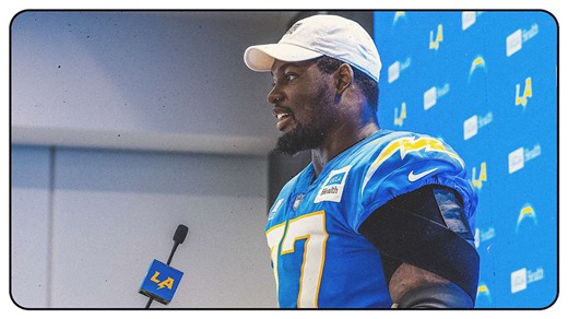 Zion Johnson on Lining up at Center