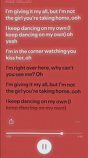 dancing on my own [i'm in the corner, watching you kiss her, oh...] - robyn (sped up)┊serein.