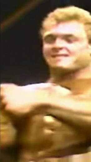 Tim Belknap after winning the 1981 Mr America!