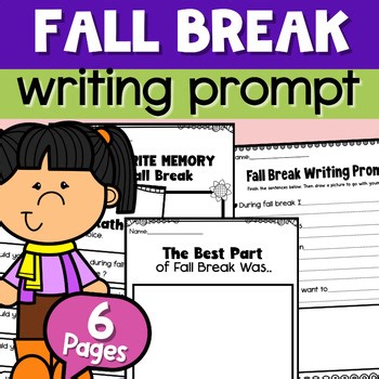 Fall Break Writing Prompt | fall writing prompts