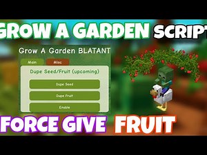 [😈FORCE] GROW A GARDEN SCRIPT | FORCE PLAYER TO GIVE FRUIT🌱 | ROBLOX (UNPATCHED) - MOBILE AND PC
