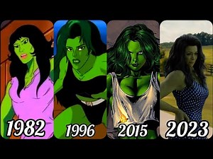 Evolution of She-Hulk in Movies, Cartoons & TV (1982-2022)