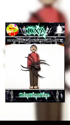 He is using strange black magic ☠️ #animeshorts #animeedit