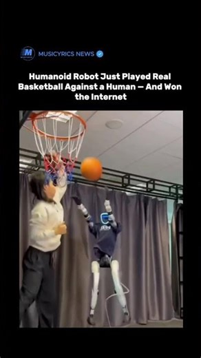 🤖🏀 Humanoid Robot Just Played Real Basketball Against a Human — And Won the Internet
