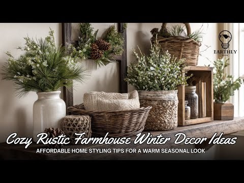 Cozy Rustic Farmhouse Decor Ideas — Affordable Winter Home Decor Inspiration
